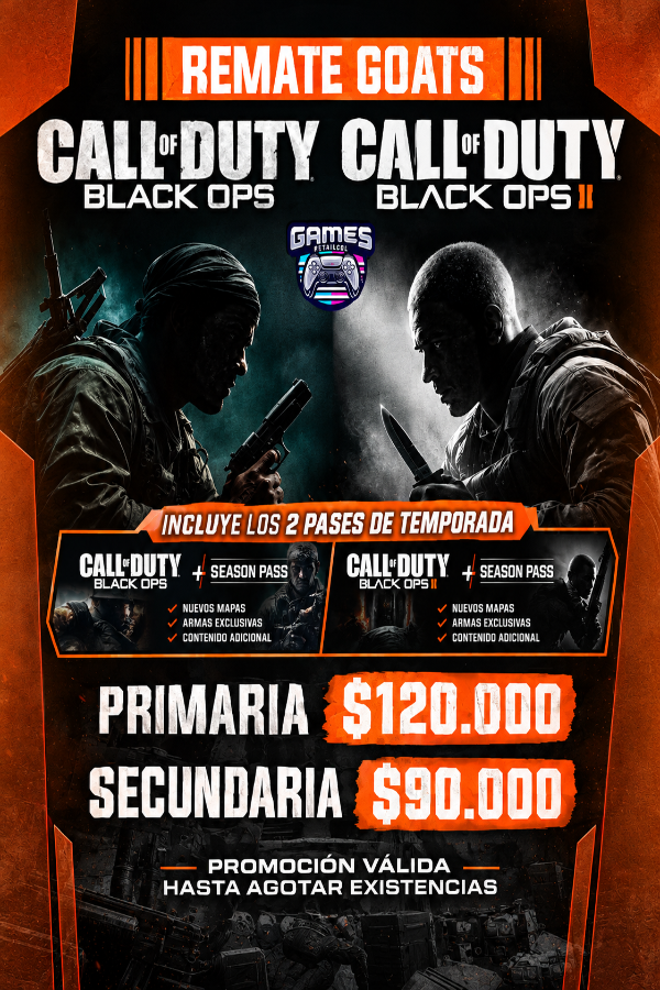 Combo Call of Duty®: Black Ops 1+2 + Pase de temporada